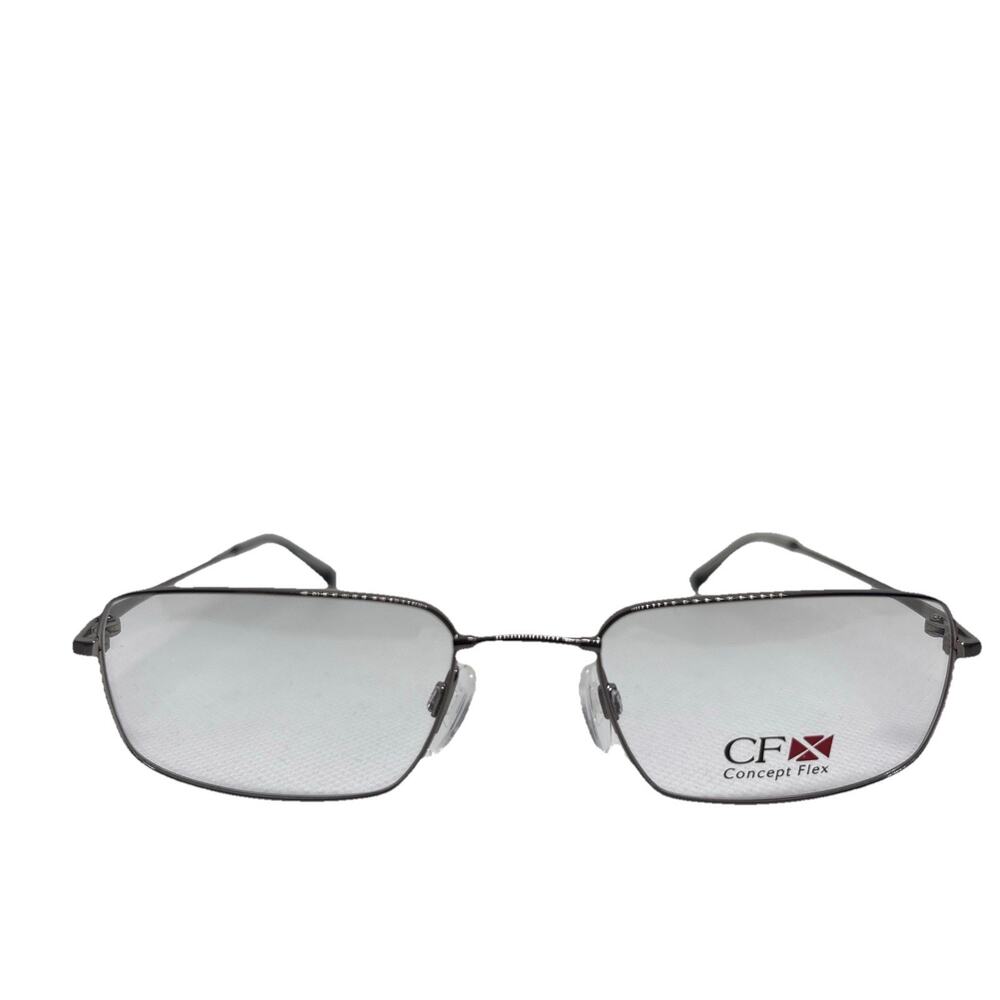 Charmant Concept Flex Plus Cx11607 Grey Authentic Eyeglasses 52-20